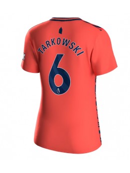 Ženski Nogometna dresi replika Everton James Tarkowski #6 Gostujoči 2023-24 Kratek rokav